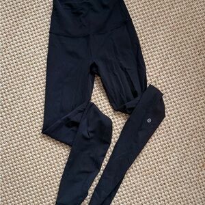 lululemon athletica Black High-Waist Leggings